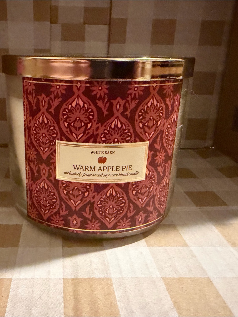 White Barn Warm Apple Pie Candle